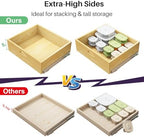 Pull Out Cabinet Organizer, Soft Close Slide Out Solid Wooden Drawers(26"W X 21"D x 6.2''H), Heavy Duty Full-extension Roll Out Shelves for Kitchen Cabinets,Pantry & Closet Organizers and Storage - Image 4