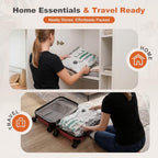 Rechargeable Wireless Pump Travel Vacuum Bags, 18 Pack Portable Storage Bags for Travel and Home, Compression Packing Seal for Clothing, Clothes, Blankets, Luggage, Suitcase (18) - Image 4