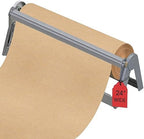 Ecohu 24in Wrapping Paper Roll Cutter - Holder Dispenser for Butcher Freezer Craft Paper Rolls with Updated Serrated Blade for Gift Wrap. Non-Slip Cutting Tool for Kitchen, Craft Room-Set on Tabletop by ECOHU