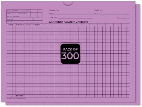 Accounts Payable Voucher Envelopes General Accounting, Lavender 300 Pack by Unknown