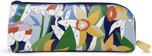 kate spade new york Pen and Pencil Case with Office Supplies, Zip Pouch Includes 2 Pencils, Sharpener, Eraser, and Ruler, Paint by Numbers - Image 3