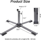 Foldable Patio Sun Shade Anchor Holder Adjustable Portable Beach Anchor Heavy Duty Tempered Iron Outdoor Patio Umbrella Base Holder - Image 2
