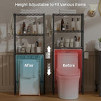 Over The Toilet Storage Shelf 3-Tier Bathroom Organizer and Storage Shelf - Image 5