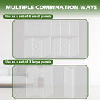 Grid Wall Panels 3 Pcs, Commercial Grade Gridwall Panels, Metal Grid Wall Panel Display Stand, You Can DIY 6 Pack 2'x3' or 3 Pack 2'x6', White - Image 4