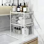 Shantton Cabinet Shelf Organizer, Pantry Shelf Rack, White 13x8.3x7.3 - Image 6