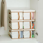 Large Closet Organizer Storage Bins with Lid and Handles, 6 Pack - Image 4