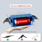 Flemoon 2 Pack IP55 Small Outdoor Electrical Box Waterproof for Power Strip - Image 2