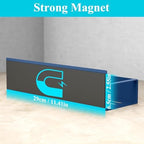 HuggieGems Metal Magnetic Spice Rack for Refrigerator Royal Blue, 4 Pack - Image 3