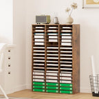 EasyPAG 60 Compartments Wooden Literature Organizer with Adjustable Shelves, 30000 Sheets Capacity Paper Organizer, Classroom Mailbox and Mail Sorter for Teachers and Office, Archaize - Image 5