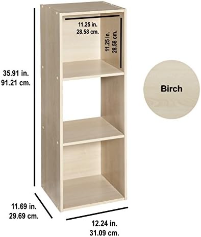 ClosetMaid 4175 Cubeicals Organizer, 3-Cube - Birch - Image 2