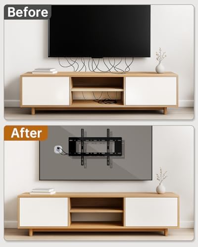 in-Wall Cable Management Kit, Wire Hider for Power & Low Voltage Cables, TV Cord Hider for Wall Mounted TV, TV Cable Hider Wall Kit, Includes Hole Saw Drill Attachment - Image 4