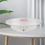 Motorized Rotating Display Stand, Mirror Covered 360 Degree Turntable Display Stand for Photography Products and Shows, Max Load 18Lb/ 7.87 inch Video Show, Battery/USB Power Supply (Remote - Image 2
