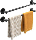 Magnetic Towel Bar, Adjustable Towel Rod, Matte Black, 2 Pack by MIROAMZ