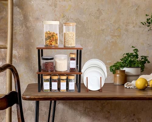 4 Pcs Kitchen Organizer Accessories Set for Cabinet, Deep, 11.8 x 7.9'' - Image 5