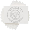 Custom Made Desk Solemn Allah Name and Library Seal Stamp - Personalized Return Book Seal Press for Imams - Library Seal Press for Islamic Scholars and Religious Leaders - Ideal for Mosque Libraries by AcornSalesCo
