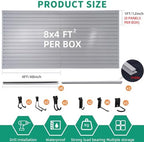 FRAYSCENT Slat Wall Paneling Garage Slat Wall Storage Systems Slatwall Panels Power Tool Organizer Wall Mount, PVC Garage Storage & Organization Products Slate Board (Grey, 4ft x 8ft with 15 Hooks) - Image 3