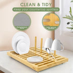 Sofort Dish Drying Mat with Dish Rack, Quick Dry Stone Drying Pad - Image 6