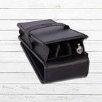 DiLoro Leather Triple Pen Case Pencil Pouch Holder for Three Fountain Ballpoint Rollerball Pens and Pencils - Image 6