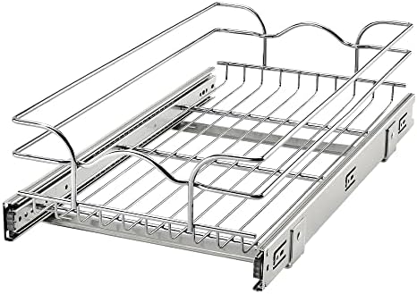 Rev-A-Shelf Pullout Organizer for Cabinets, Min Opening Width of 11.5" by Rev-A-Shelf