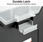 STAPLES File Box Portable Tote, Letter Size, Black, 4/Carton - Image 5