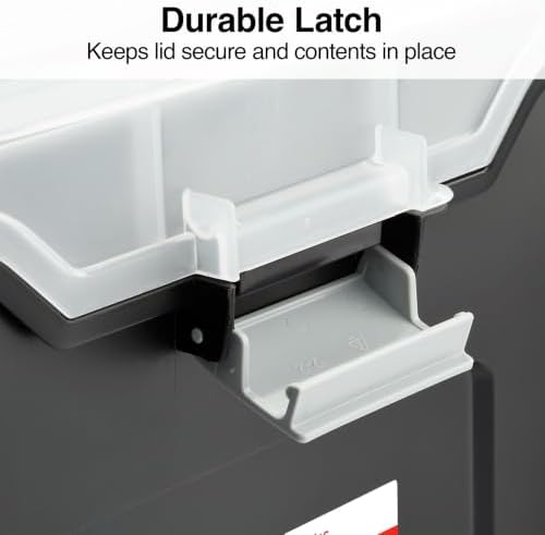 STAPLES File Box Portable Tote, Letter Size, Black, 4/Carton - Image 5