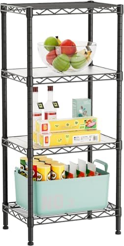 Golpart 4Tier Adjustable Storage Shelves Metal Wire Shelving Standing Shelf by Golpart