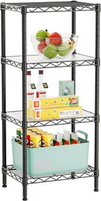 Golpart 4Tier Adjustable Storage Shelves Metal Wire Shelving Standing Shelf by Golpart