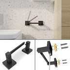 RUACQ Bathroom Accessories, 4-Piece Towel Racks for Bathroom Hardware Set - Image 3