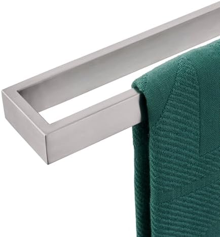 KOKOSIRI Towel Bar Brushed Nickel Bath Towel Hanger Holder 20-Inch Kitchen Rack Stainless Steel for Bathroom Hardware Wall Mount, 1 Pack B4008BR-L20 by KOKOSIRI
