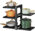 Pots and Pans Organizer for Cabinet, Heavy Duty Pot Pan Rack under Sink Organizers and Storage，Kitchen Cabinet Organizer with 5 Adjustable Tiers by YANYYGu