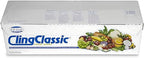 Cling Classic Plastic Wrap 18 in x 2000 ft Food Stretch Film Roll Clear ZipSafe Blade Cutter Easy to Cut Dispenser PVC BPA-Free Microwave & Freezer Safe Seal Home Commercial Use (18" x 2000') - Image 4