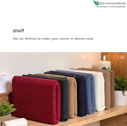 PLIIO 10-Pack Medium Filers, Foldable Clothes Organizer - Durable Tshirt Folder - Shirt Folding Organizer for Wardrobe Drawer - Image 5