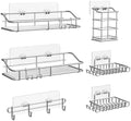 Nieifi Shower Caddy Adhesive, Shower Shelves, Shampoo Holder for Bathroom by Nieifi