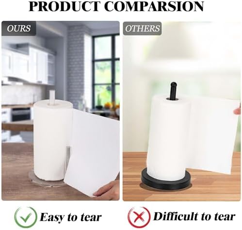 Qtip Holder with Lid Cotton Balls Swab Organizer Acrylic Cotton Square Pads Holder, Paper Towel Holder Countertop Clear Acrylic Paper Towel Dispenser, Premium Arcylic Paper Towel Holder Stand - Image 7