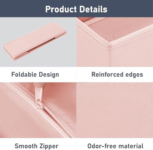 DIMJ Drawer Organizer Clothes 30 Pack - Foldable Baby Organizers and Storage Dresser Organizer for Bedroom, Closet Nursery Organization Dresser Dividers for underwear, Sock, Bra, Belt, Tie - Image 6