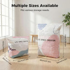 3 Pieces No Pump Vacuum Storage Bags, 2026 New No-Pump 3D Vacuum Storage Bags, Large Vacuum Storage Compression Bags for Clothes, Blankets, Bedding, Comforters (3, Multicolor, M + L) - Image 3