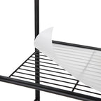 3-Tier Over Toilet Storage Rack, Black Steel Bathroom Space Saver Shelving Unit, 22.83x9.65x59.75 Inch, 30 lb Capacity - Image 6