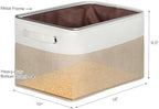 Fabric Storage Bins for Shelves, Rectangle Storage Basket, 3 Pack - Image 2
