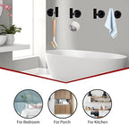 20pcs Bathroom Hardware Set, Matte Black Bathroom Hardware Set, Including 16" Hand Towel Bars, Toilet Paper Holders, Towel Rings, Robe Towel Hooks - Image 5
