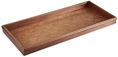 Good Directions 204VB Medallions Tray, Plants, Pet Bowls, and More Boots, Shoes, Storage, and More, Copper Large - Image 2