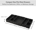 7-Piece Braided Drawer Divider Set, Organizer Bins, Makeup & Brushes, Black - Image 4
