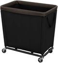 StorageWorks Laundry Hamper with Wheels, 310L Large Black Basket Cart by StorageWorks
