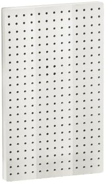 Azar 771322-WHT Pegboard 1-Sided Wall Panel, White Solid Color, 2-Pack by AzarDisplays