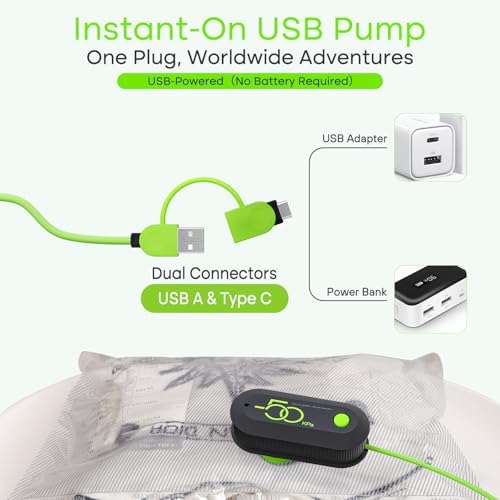Vacbird Vacuum Bags for Travel with USB Pump, 12 Pack Carry-on Size Compression Packing for Luggage and Suitcase, Space Saver Bags for Clothes and Clothing Travel - Image 2