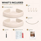 Corner Shower Caddy Adhesive, No Drilling Shower Organizer Shelf - Image 5