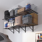 FLEXIMOUNTS 2 Pack 2x6ft Heavy Duty Garage Storage Shelving, 1600lbs, Black by FLEXIMOUNTS