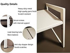 Expandable Cabinet Shelf 10.6"D Adjustable Countertop Riser Rack White - Image 4