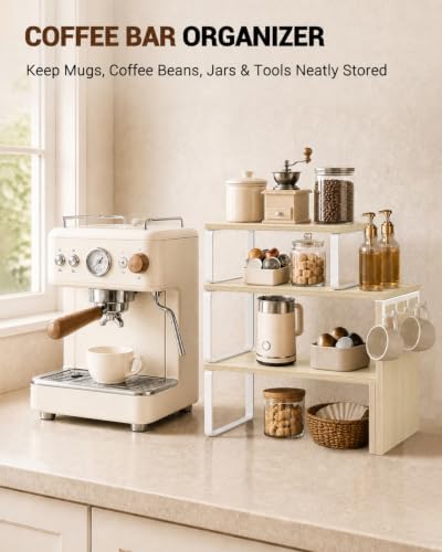 Kitchen Countertop Organizer, Counter Shelf for Corners Coffee Bars Pantry - Image 7