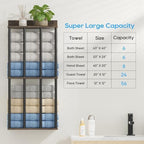 Towel Racks for Bathroom Wall Mounted, Updated 4 Bar Wall Towel Holder - Image 4