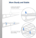 FLEXIMOUNTS 4-Pack 2x3ft Garage Shelving, 24"x72" Storage Shelves, White - Image 4
